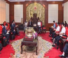 Chairman of the Provincial People's Committee Tran Quoc Van worked with Sumitomo Corporation (Japan)