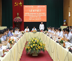 To exchange experiences and sign a cooperation and development program between Hung Yen and Ha Tinh provinces