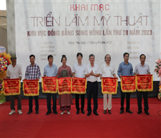 Khai mạc triển lãm Mỹ thuật khu vực II (Đồng bằng sông Hồng) lần thứ 28 năm 2023