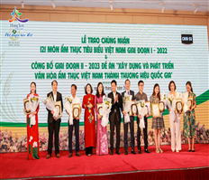 Ẩm thực Hưng Yên được vinh danh trong “ Hành trình tìm kiếm giá trị văn hoá ẩm thực tiêu biểu Việt Nam”