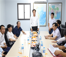 Đồng chí Bí thư Tỉnh ủy Nguyễn Hữu Nghĩa kiểm tra việc triển khai hạ tầng kỹ thuật các khu công nghiệp