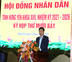 Seventeenth session of the Provincial People's Council, term XVII, term 2021-2026