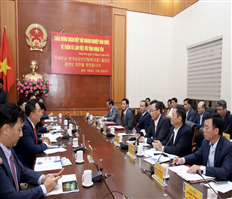 Provincial leaders worked with the Korean Business Association in Vietnam