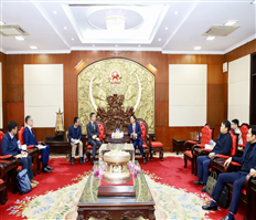 Chairman of the Provincial People's Committee Tran Quoc Van worked with Sumitomo Corporation (Japan)