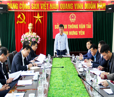 Giám sát kết quả triển khai thực hiện chương trình phát triển kết cấu hạ tầng giao thông đường bộ tại Sở Giao thông vận tải