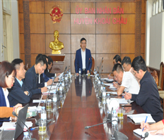 Giám sát kết quả thực hiện các chương trình về phát triển kết cấu hạ tầng giao thông đường bộ và đô thị tại huyện Khoái Châu