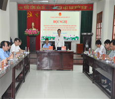 Đoàn công tác của UBND tỉnh làm việc với huyện Phù Cừ về hoàn thiện các tiêu chí xây dựng huyện nông thôn mới nâng cao