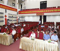 An Thi District People's Council: Approved the policy of arranging commune-level administrative units for the period 2023-2025