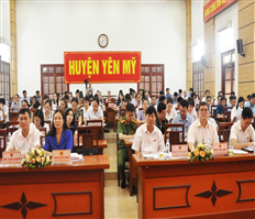 Kỳ họp thứ mười bốn, HĐND huyện Yên Mỹ khóa XX