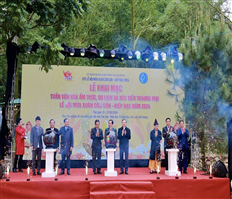 Hung Yen tourism promotion at Culture, Culinary, Tourism and Trade promotion week- Con Son-Kiep Bac Spring festival 2024
