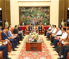 Provincial Party Secretary Nguyen Huu Nghia received and worked with the Korean Ambassador Extraordinary and Plenipotentiary in Vietnam