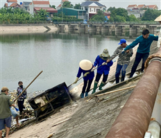 ''4 tại chỗ'' trong phòng, chống thiên tai ở Khoái Châu