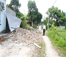 Phong trào hiến đất mở rộng đường giao thông ở Phù Cừ