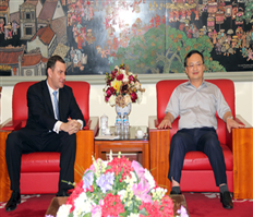 Bí thư Tỉnh ủy Đỗ Tiến Sỹ tiếp và làm việc với Quyền Đại sứ, Tham tán sứ quán nước Cộng hòa Belarus tại Việt Nam