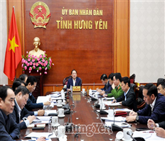 Chủ tịch UBND tỉnh Trần Quốc Văn chủ trì phiên họp Ban Cán sự Đảng và thành viên UBND tỉnh