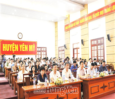 Đại biểu HĐND tỉnh tiếp xúc cử tri huyện Yên Mỹ