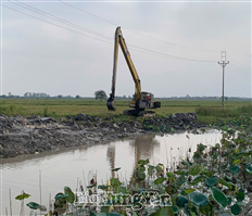 Nạo vét thủy lợi đông xuân