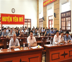 Yen My: Deploying the merger of 9 communes and towns to establish 3 communes and 1 town