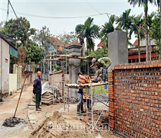 Phong trào hiến đất làm đường ở huyện Văn Giang