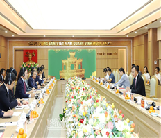 Bí thư Tỉnh ủy Nguyễn Hữu Nghĩa tiếp và làm việc với Đại sứ Hàn Quốc tại Việt Nam