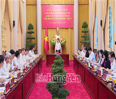 Chủ tịch nước Lương Cường làm việc với Tỉnh ủy Hưng Yên và Tỉnh ủy Thái Bình