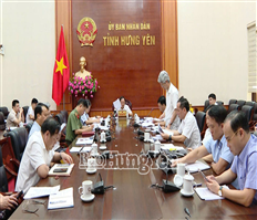 Chủ tịch UBND tỉnh Trần Quốc Văn chủ trì phiên họp Ban Thường vụ Đảng ủy UBND tỉnh và thành viên UBND tỉnh