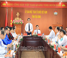 Ban Thường trực Ủy ban MTTQ Việt Nam tỉnh Thái Bình và Hưng Yên tổ chức gặp mặt