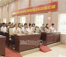 Đại biểu HĐND tỉnh tiếp xúc cử tri huyện Tiên Lữ