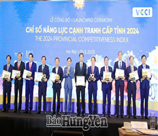 Lần đầu tiên Hưng Yên vào TOP 10 trong bảng xếp hạng PCI