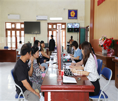 Ghi nhận tại Trung tâm Phục vụ hành chính công xã Nguyễn Trãi sau vận hành mô hình chính quyền địa phương 2 cấp