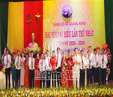 Đại hội Đại biểu Đảng bộ xã Quang Hưng lần thứ I, nhiệm kỳ 2025-2030