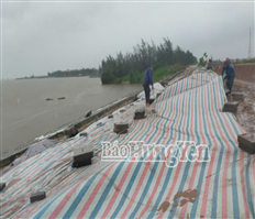 Bảo đảm an toàn các công trình đang thi công, hạn chế thấp nhất thiệt hai do bão gây ra