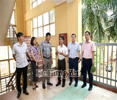 Phó Chủ tịch UBND tỉnh Nguyễn Lê Huy kiểm tra công tác bố trí nhà ở công vụ cho cán bộ, công chức, viên chức sau hợp nhất