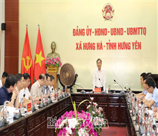 Đồng chí Phó Chủ tịch UBND tỉnh Nguyễn Hùng Nam kiểm tra, đôn đốc việc giải ngân vốn đầu tư công và công tác vận hành chính quyền địa phương hai cấp
