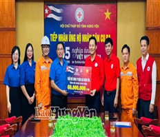 Hưng Yên: Tiếp nhận 3,18 tỷ đồng ủng hộ nhân dân Cuba