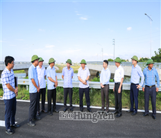 Đồng chí Phó Chủ tịch Thường trực UBND tỉnh kiểm tra tiến độ một số dự án trọng điểm