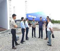 Đồng chí Trưởng ban Quản lý Khu kinh tế tỉnh Vũ Kim Cứ kiểm tra tiến độ một số dự án trong Khu kinh tế Thái Bình