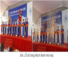 Khánh thành Nhà máy sản xuất các cấu kiện kim loại.