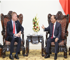 Thủ tướng Nguyễn Xuân Phúc tiếp Phó Chủ tịch ADB