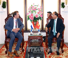 Thủ tướng Nguyễn Xuân Phúc tiếp Phó Cao Ủy Chương trình Đồng bằng Hà Lan