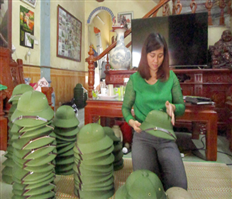 Nghề làm mũ cối ở Yên Mỹ