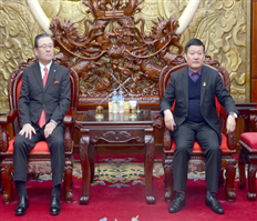 Chủ tịch UBND tỉnh Nguyễn Văn Phóng làm việc với đại diện Tập đoàn Sumitoma Osaka Cement