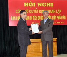 Công bố Quyết định thành lập Ban Quản lý Khu di tích quốc gia đặc biệt Phố Hiến