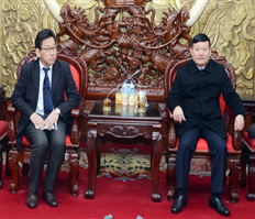 Chủ tịch UBND tỉnh Nguyễn Văn Phóng làm việc với Công ty TNHH TOTO Việt Nam