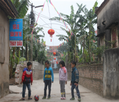 "Làng đảo" Vân Nghệ ngày xuân